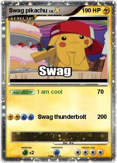 Pokemon Swag pikachu