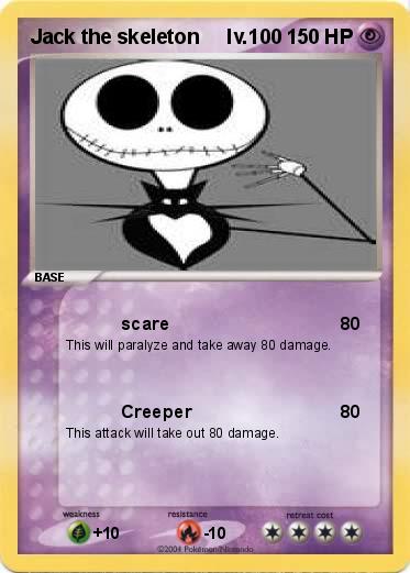 Pokemon Jack the skeleton     lv.100