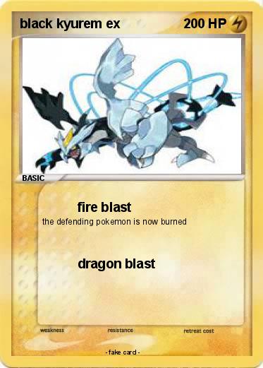 Pokemon black kyurem ex