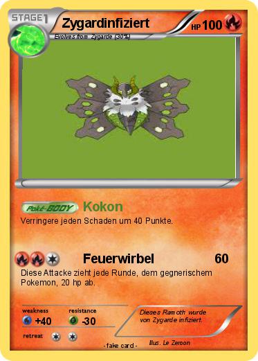 Pokemon Zygardinfiziert