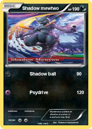 Pokemon Shadow mewtwo