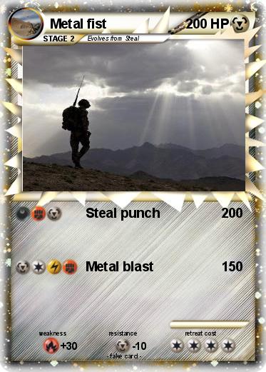 Pokemon Metal fist