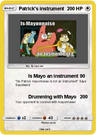 Pokemon Patrick's instrument