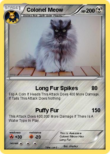 Pokemon Colonel Meow