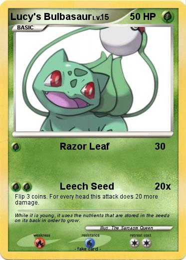 Pokemon Lucy's Bulbasaur