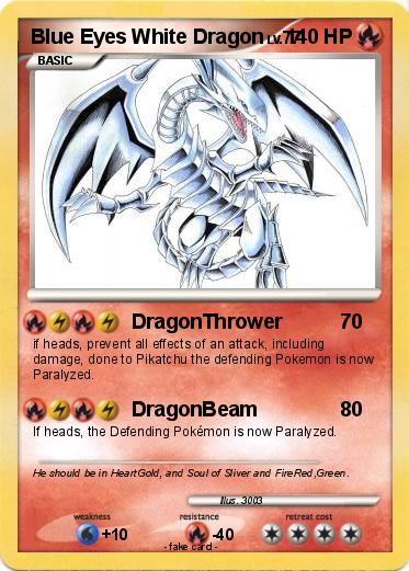 Pokemon Blue Eyes White Dragon