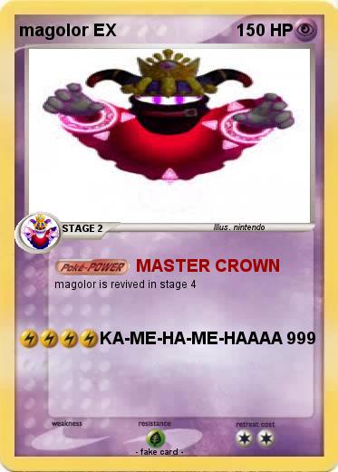 Pokemon magolor EX
