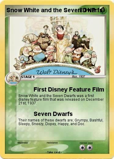 Pokemon Snow White and the Seven Dwarfs