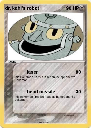 Pokemon dr. kahl's robot