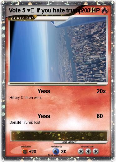 Pokemon Vote 5 ♥️ If you hate trump