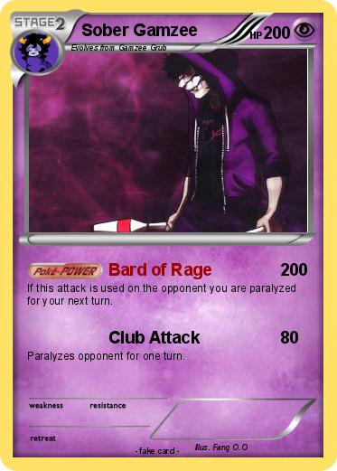 Pokemon Sober Gamzee