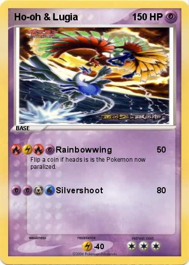 Pokemon Ho-oh & Lugia