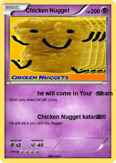 Pokemon Chicken Nugget