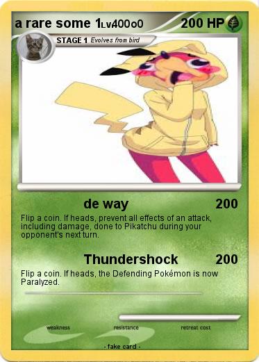 Pokemon a rare some 1