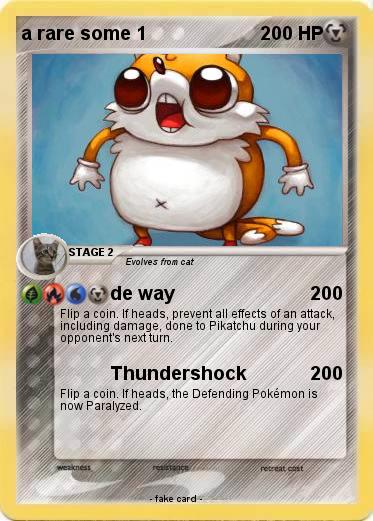 Pokemon a rare some 1