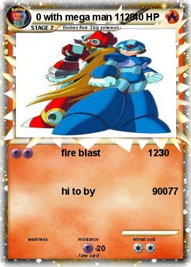 Pokemon 0 with mega man 1128