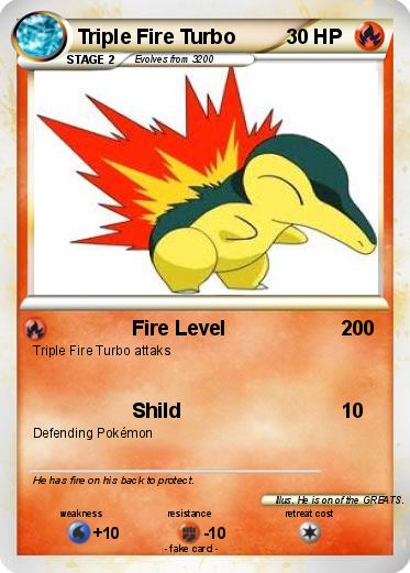 Pokemon Triple Fire Turbo