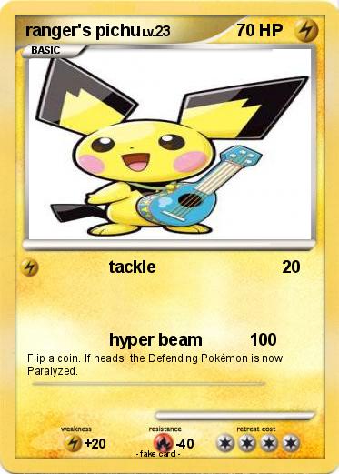 Pokemon ranger's pichu