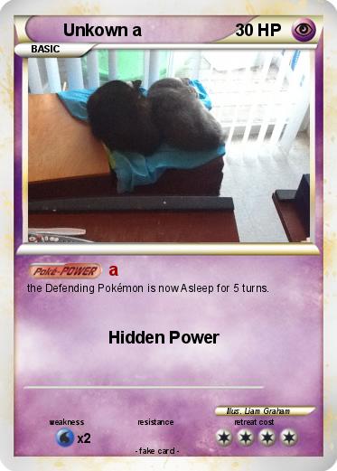 Pokemon Unkown a