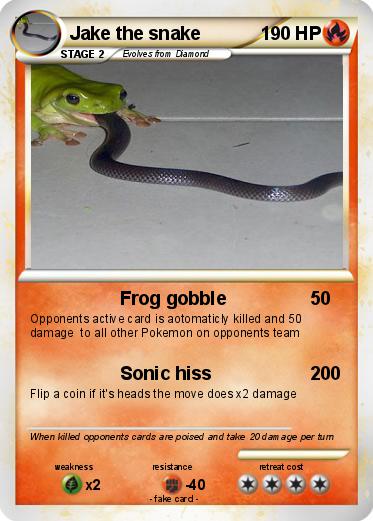 Pokemon Jake the snake