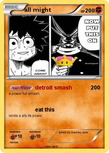 Pokemon all might