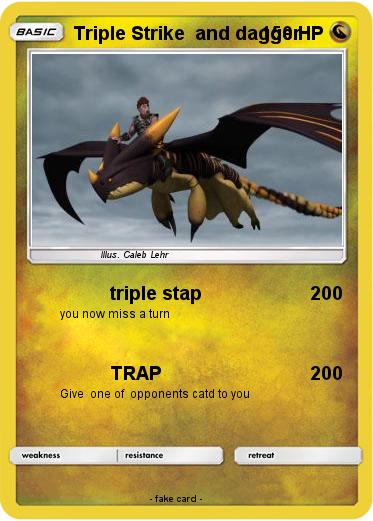 Pokemon Triple Strike  and dagger