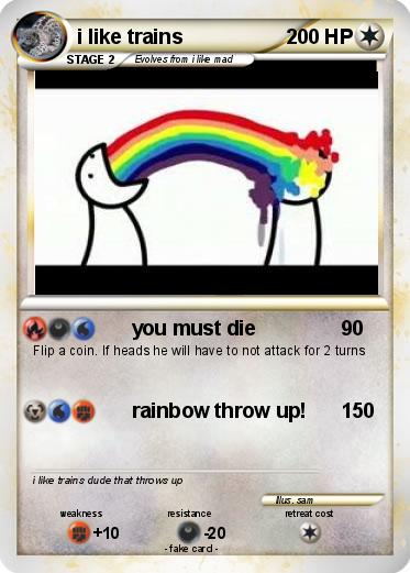 Pokemon i like trains