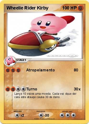 Pokemon Wheelie Rider Kirby