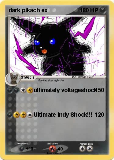 Pokemon dark pikach ex