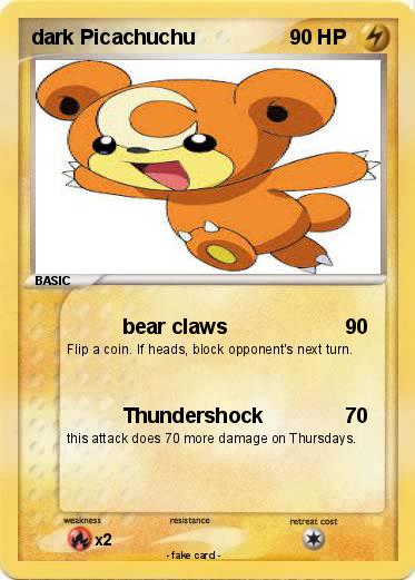 Pokemon dark Picachuchu