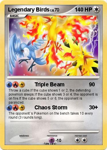 Pokemon Legendary Birds