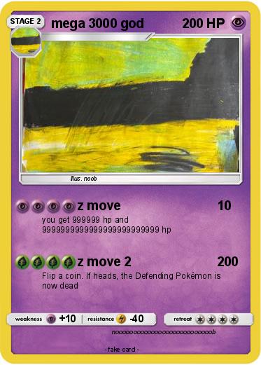 Pokemon mega 3000 god