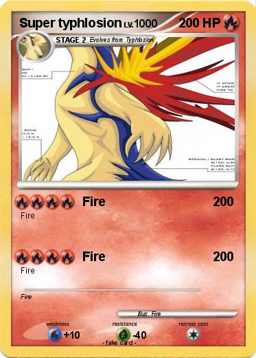 Pokemon Super typhlosion