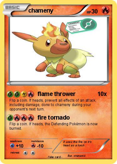 Pokemon chameny