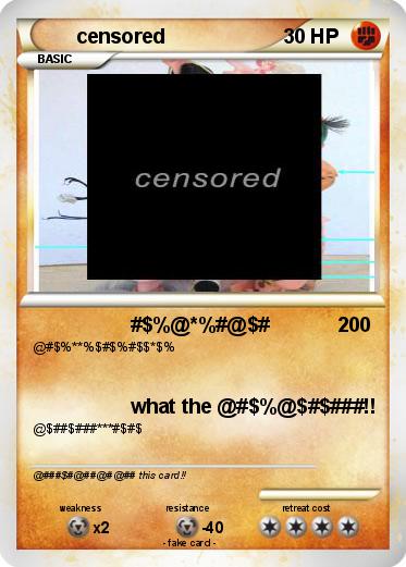 Pokemon censored