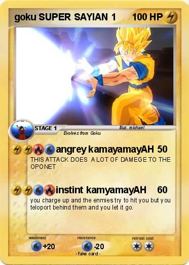 Pokemon goku SUPER SAYIAN 1