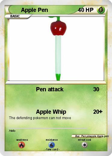 Pokemon Apple Pen