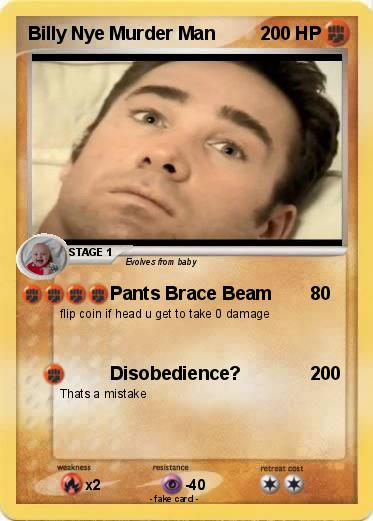 Pokemon Billy Nye Murder Man