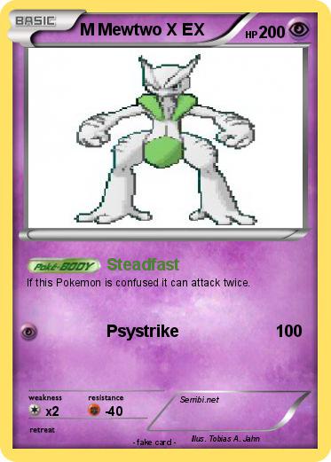 Pokemon M Mewtwo X EX