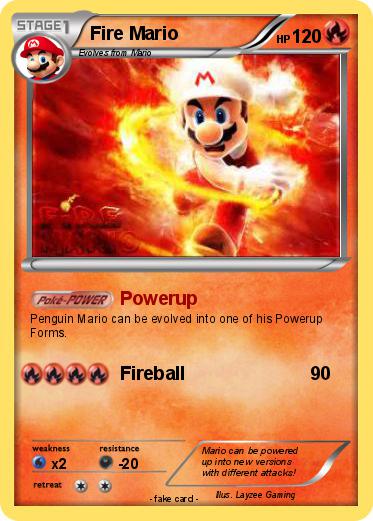 Pokemon Fire Mario