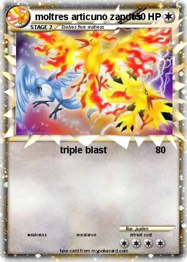 Pokemon moltres articuno zapdos