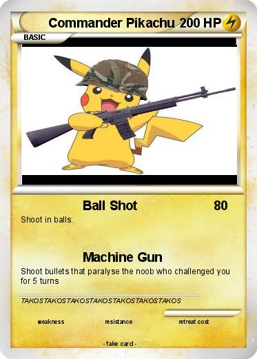 Pokemon Commander Pikachu