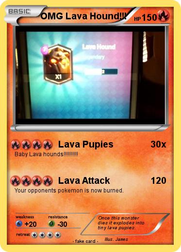 Pokemon OMG Lava Hound!!!