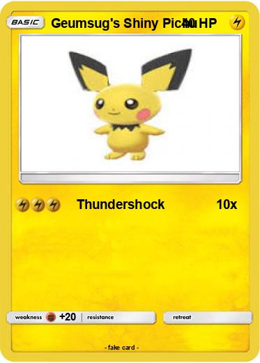 Pokemon Geumsug's Shiny Pichu