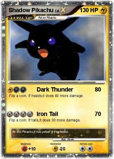 Pokemon Shadow Pikachu