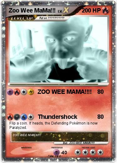 Pokemon Zoo Wee MaMa!!!