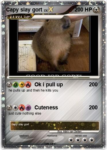 Pokemon Capy slay gort