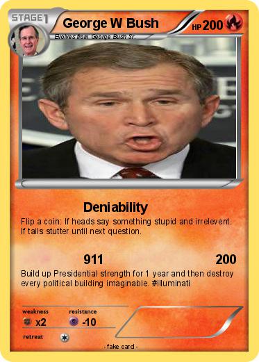 Pokemon George W Bush