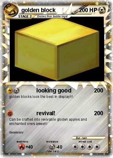 Pokemon golden block