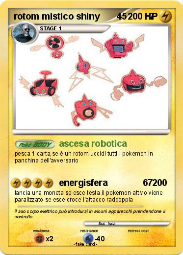Pokemon rotom mistico shiny       45         7